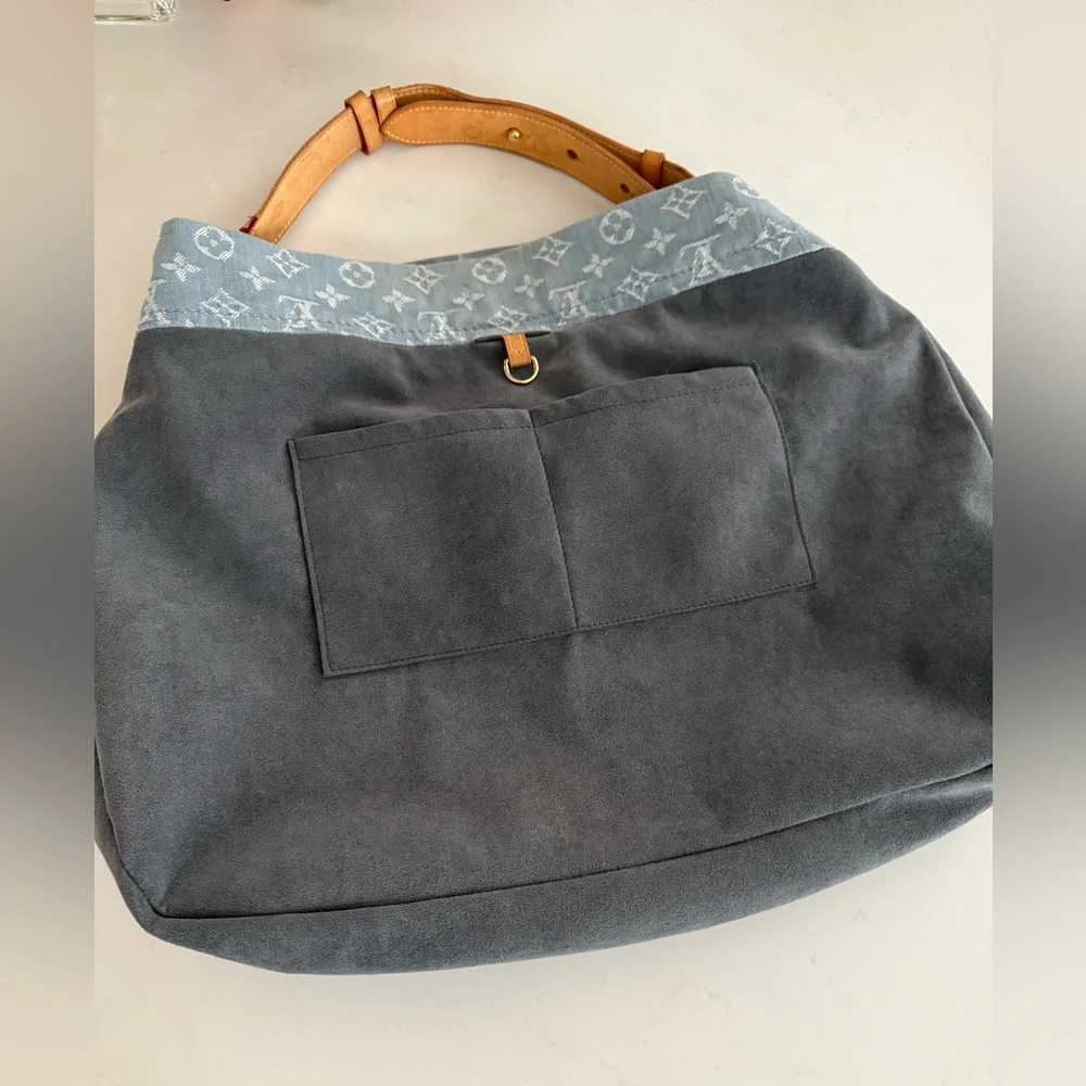 LOUIS VUITTON Monogram Denim Daily GM ~ EUC w/LV Dust Bag - Picture 5 of 16
